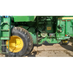 John Deere 1055 cu header de 3m65 si carucior, culegator de porumb, echipament floare